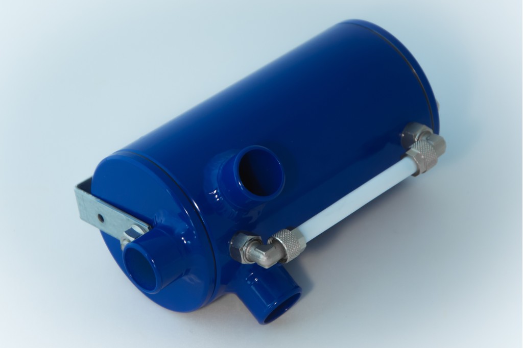 Separator oleju z filtrem - Niebieski